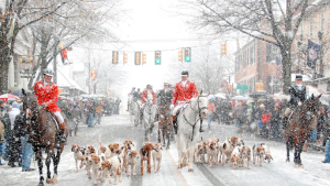 Image of Middleburg parade via Country Living Magazine 